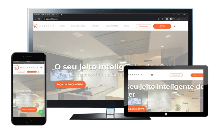 Exemplo de site desenvolvido